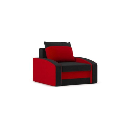 HEWLET fotel, PRO szövet, bonell rugóval, szín - fekete / piros