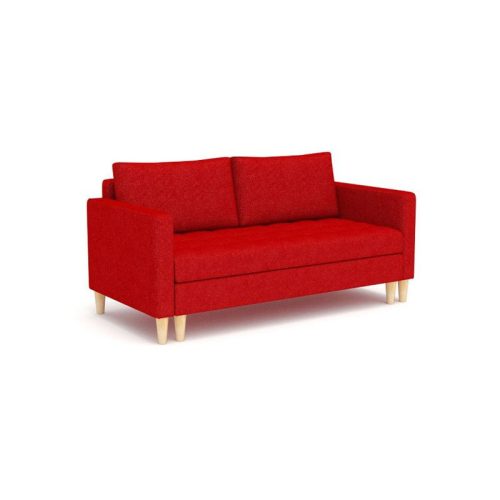 OSLO kinyitható kanapé, szín - piros