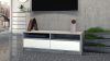 RTV KARO120 MIX TV állvány, beton- fényes fehér