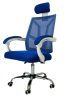 Forgó irodai szék, Scorpio, hálós szövet, kék