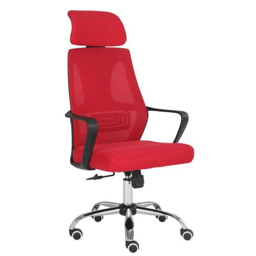 Forgó irodai szék, Nigel, szövet, piros