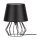 Merano asztali lámpa E27-es foglalat, 1 izzós, 25W fekete